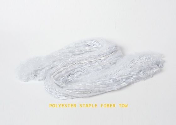 12dtex blanc a régénéré la fibre discontinue de polyesters 38mm