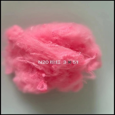rose réutilisé par 51MM de fibre discontinue de polyesters 3D
