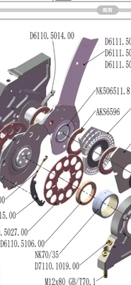 Parties détachées pour les machines Staubli Dobby,Série 26,MRO