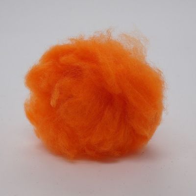 Abrasion colorée de fibre d'agrafe d'ANIMAL FAMILIER de fibre synthétique du polyester 20D résistante