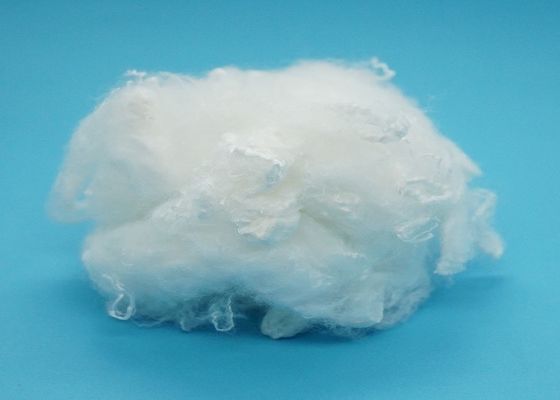 Fibre discontinue de polyesters blanche solide de PSF 1.5D pour tourner 25mm à 102mm