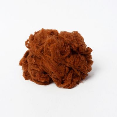 Polyesters colorés par chameau de 1.2D 32mm fil la matière première pour des couvertures