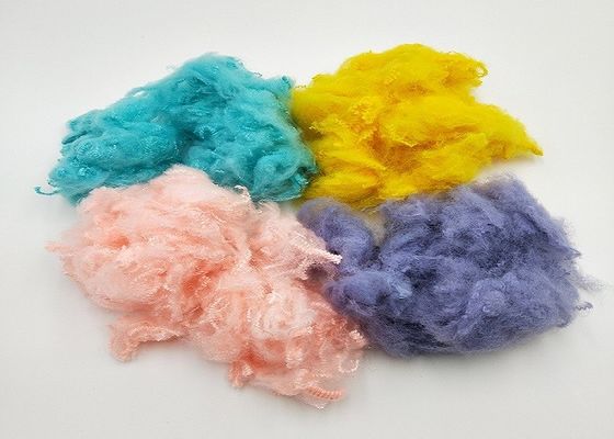 Non le silicium 65mm enduisent la fibre de polyester réutilisée solide teinte de polyester