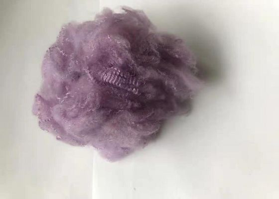 Non le silicium 65mm enduisent la fibre de polyester réutilisée solide teinte de polyester