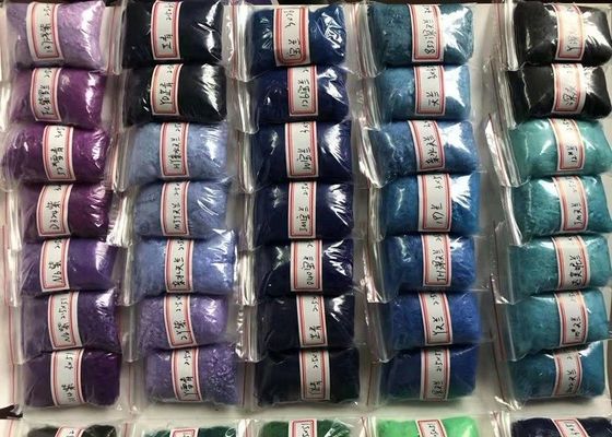 Matière première régénérée pure de 51mm anti polyester de déformation de la fibre de polyester de 100% 2.5D X