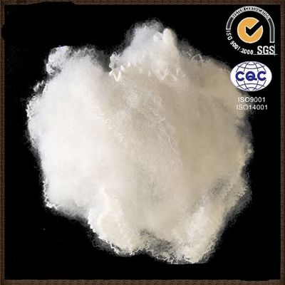 résilience réutilisée solide de fibre discontinue de polyesters de 12Dx76mm bonne avec du silicium