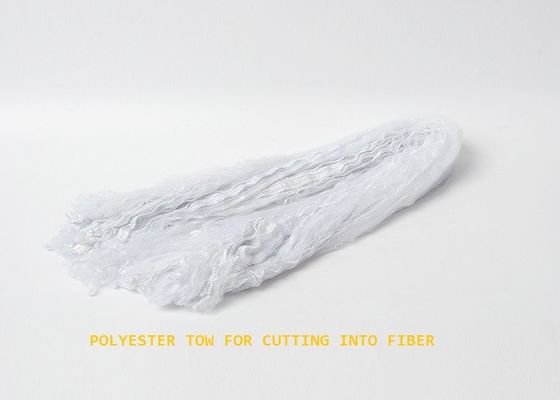 12dtex blanc a régénéré la fibre discontinue de polyesters 38mm