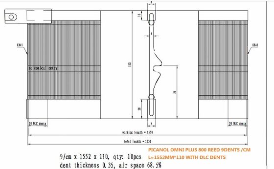 AIRJET COUVRE DE CHAUME POUR PICANOL OMNI PLUS LE ROSEAU 800