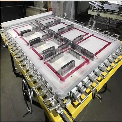 Cadre d'impression en aluminium d'écran en soie avec l'OIN de Mesh Weaving Loom Spare Parts