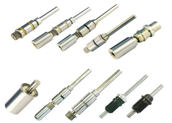 Les roulements à rouleaux ouvert le type de rotation supports résilients de pièces de rechange d'extrémité de D