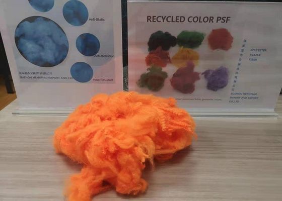 fibre synthétique de polyester de 0.5D 51mm pour le fil tournant la fluorescéine de la meilleure qualité