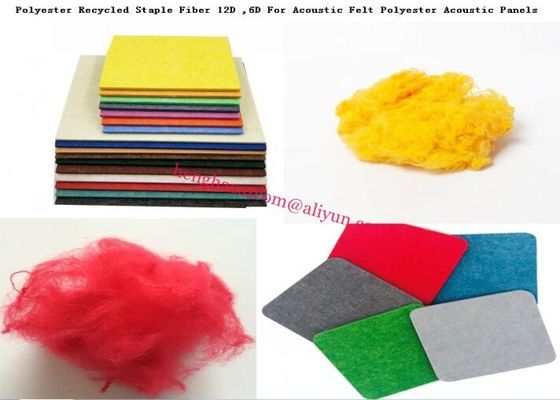 polyester de textile tissé de 38mm non 12D 6D pour les écrans antibruits de polyester